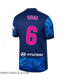 Atletico Madrid Koke #6 Tricou Fotbal Replică 2024-25 Barbati Treilea